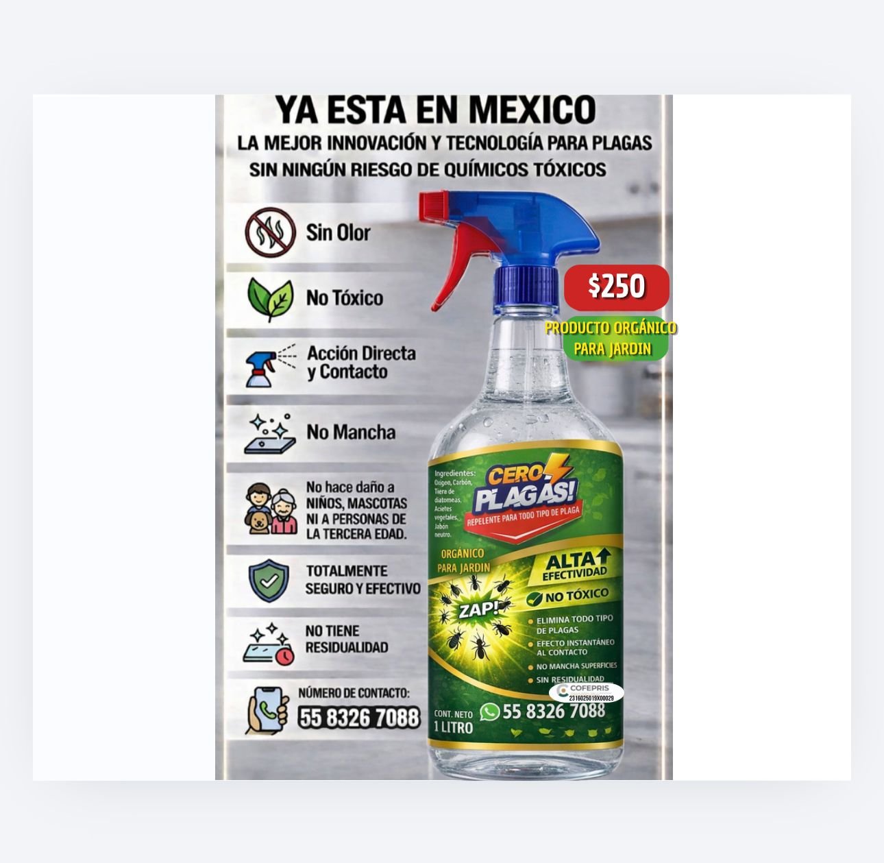 Orgánico para jardín